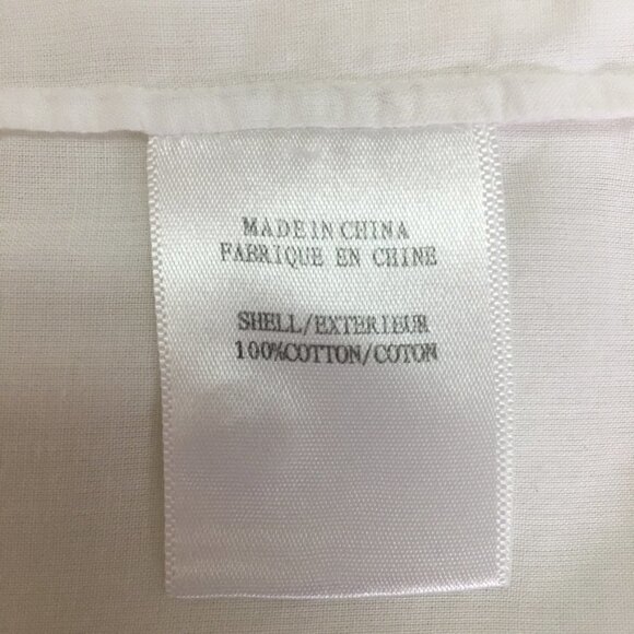 Helmut Lang Women's White 100% Cotton Sleeveless Button Down Shirt Size Medium - Picture 15 of 16